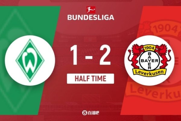 Halftime - Bremen 1-2 Leverkus
